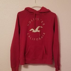 Classic crimson red Hollister sweater